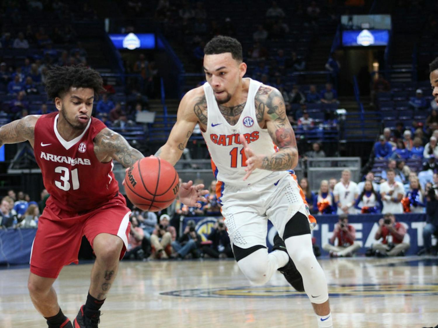 The Florida men's basketball team will attempt to use last season's 77-70 loss to South Carolina in the Elite Eight to propel it on another impressive showing at the NCAA Tournament.&nbsp;“We have pieces that have been here,” UF guard Chris Chiozza said.