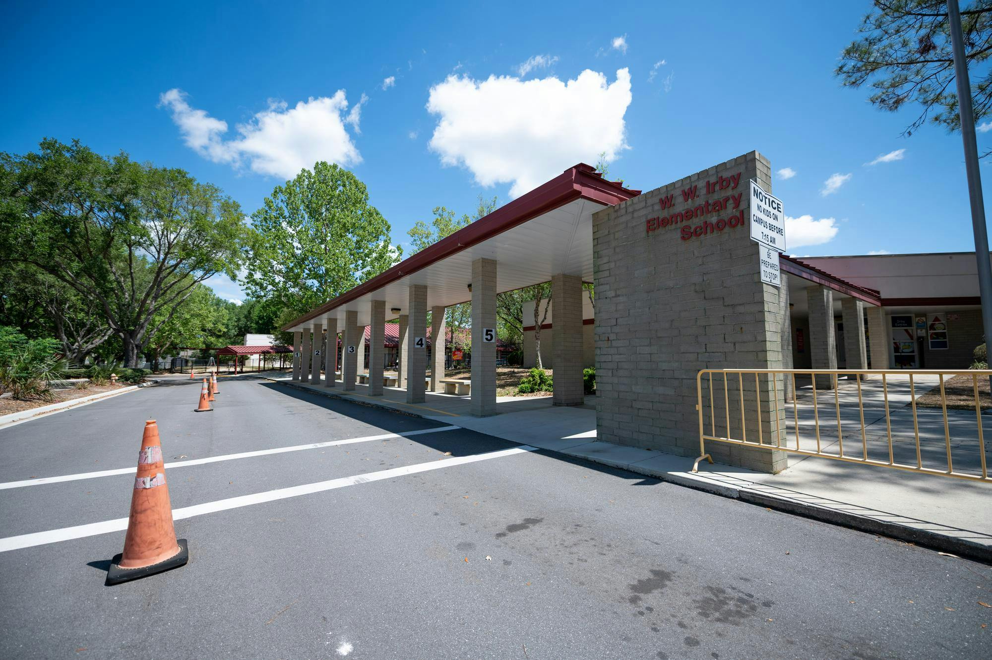 W. W. Irby Elementary School is located on NW 140th Street, Sunday, April 26, 2026, in Alachua, Fla.