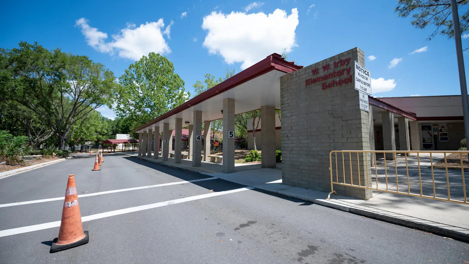 W. W. Irby Elementary School is located on NW 140th Street, Sunday, April 26, 2026, in Alachua, Fla.