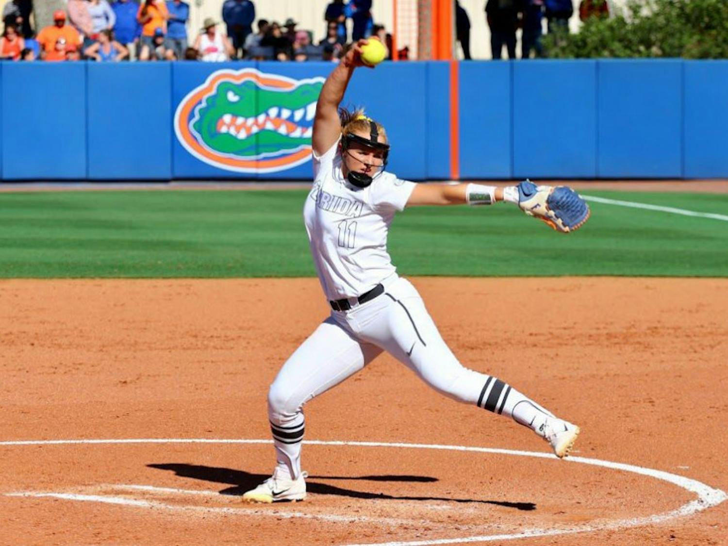 Pitcher Kelly Barnhill drew a walk in just her fourth plate appearance of her career on Friday.&nbsp;