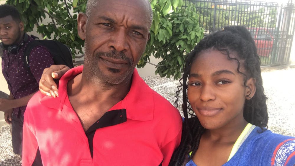 Villiance and Viviane Charlestin in June 2018. “It doesn’t matter if a person’s gay, straight, immigrant, black, white,” Viviane said. “They’re a human being.”