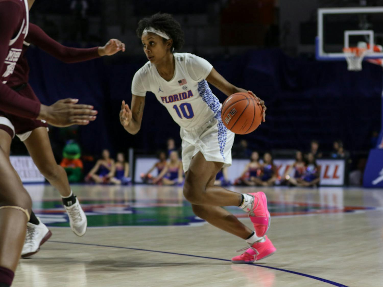 Guard Danielle Rainey averaged 8.2 points per game off the bench last season and made 28 three-pointers.