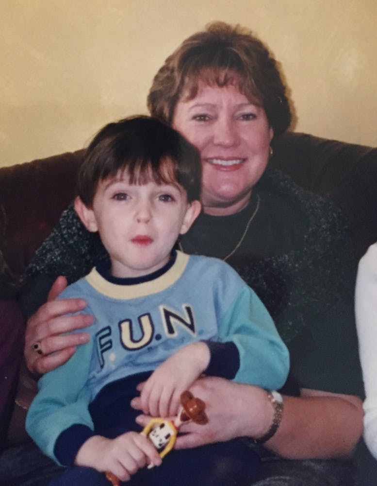 Ryan Murphy and his Aunt Trish Murphy, pose for a picture. Ryan started the UF chapter of Ladybug House, which was co-founded by his aunt’s friend. He is currently raising money for the organization.
