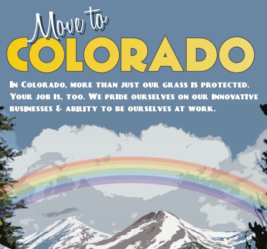 The ad, featured in Florida newspapers including The Alligator, was paid for by Good Business Colorado.