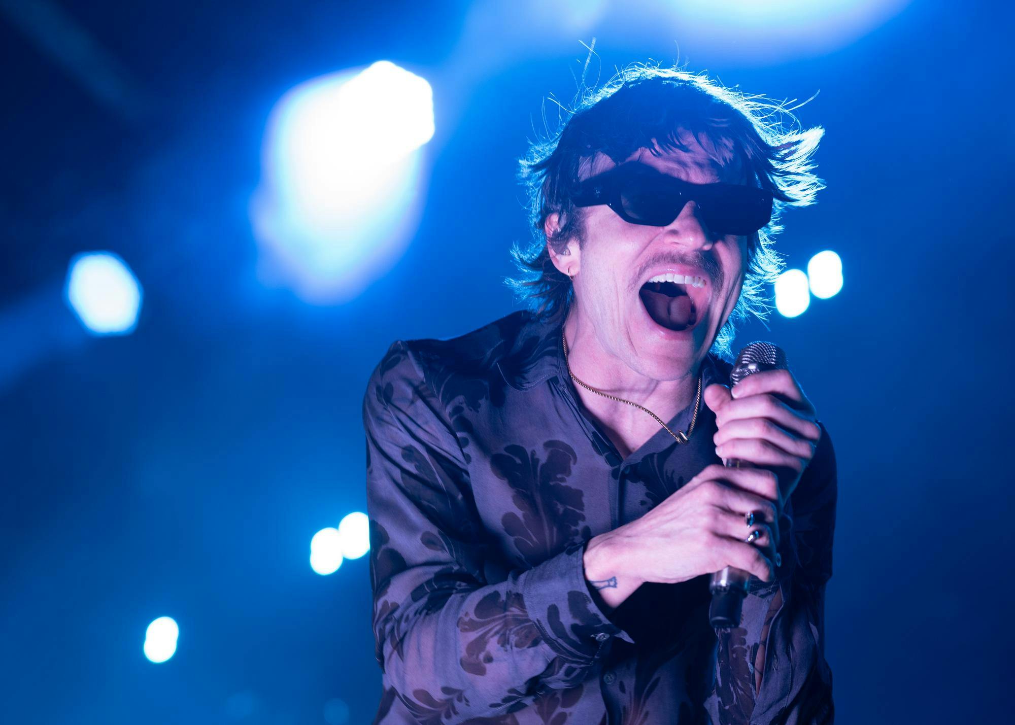 Cage The Elephant performs on stage at the Okeechobee Music & Arts Festival, Thursday, March 19, 2026.