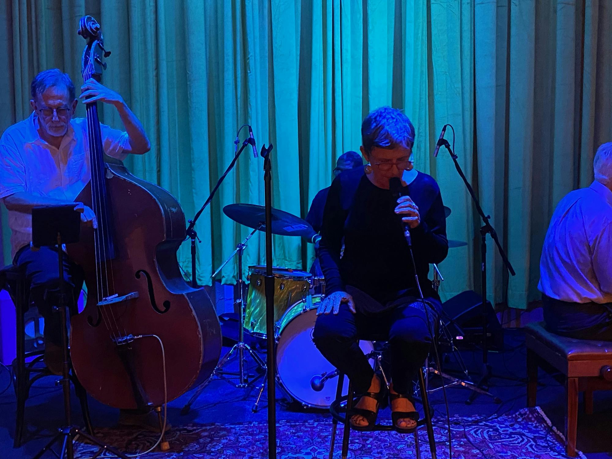 Jazz Baby quartet plays its repertoire of songs at Baby J’s May 10, 2022.