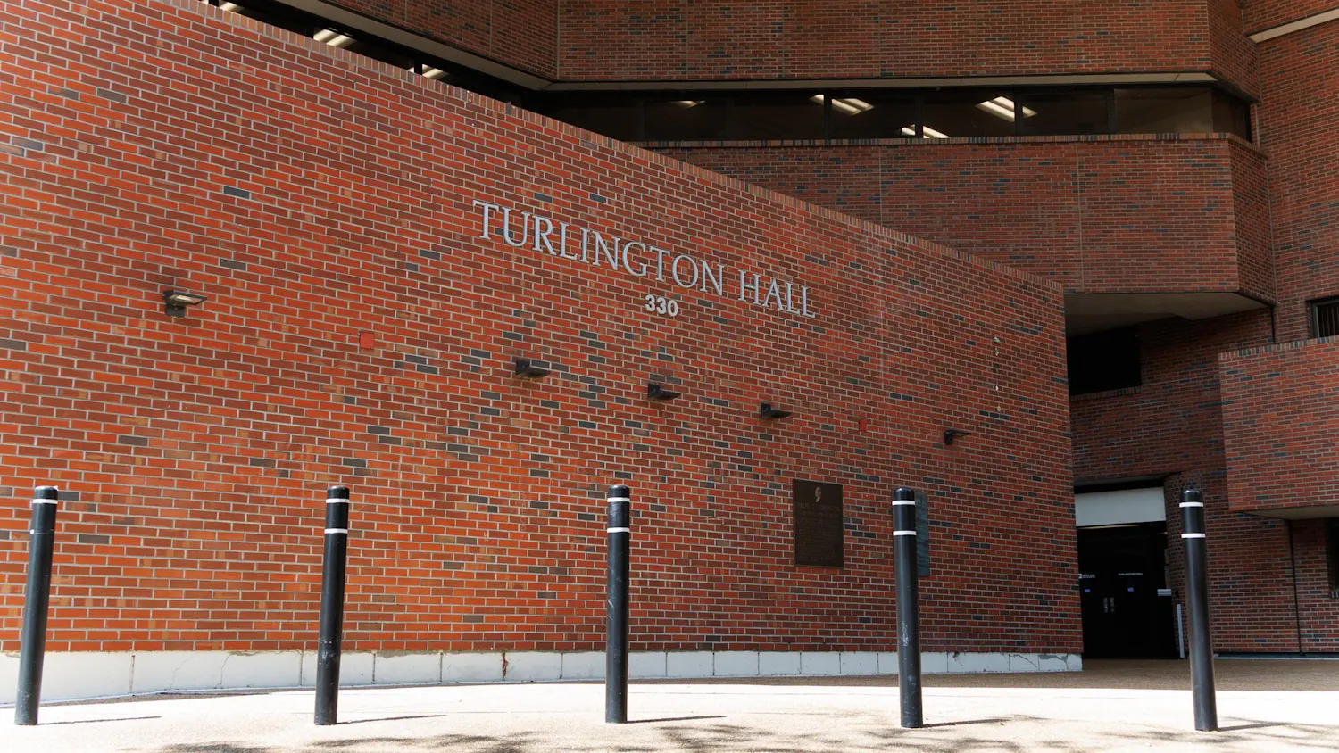 The outside of Turlington Hall at the University of Florida, Friday, March 27, 2026.