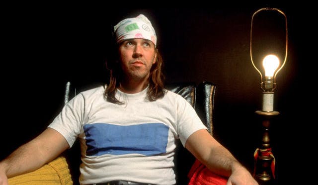 David Foster Wallace in his natural habitat.