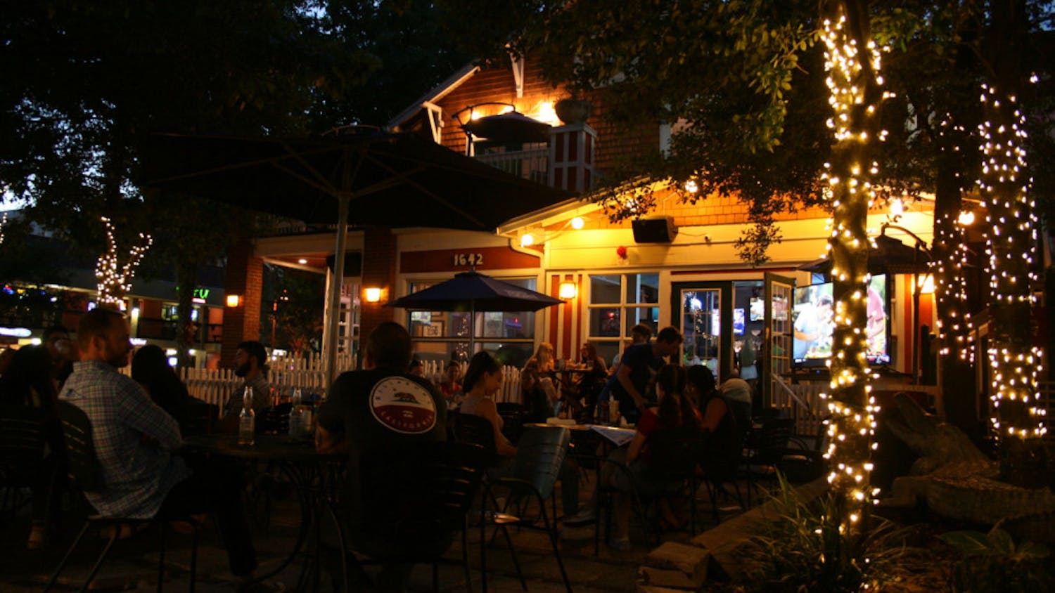 The Swamp Restaurant's current structure opened in 1994 after the previous building was destroyed in a fire. The beloved restaurant and game day destination will remain open despite construction around it. 