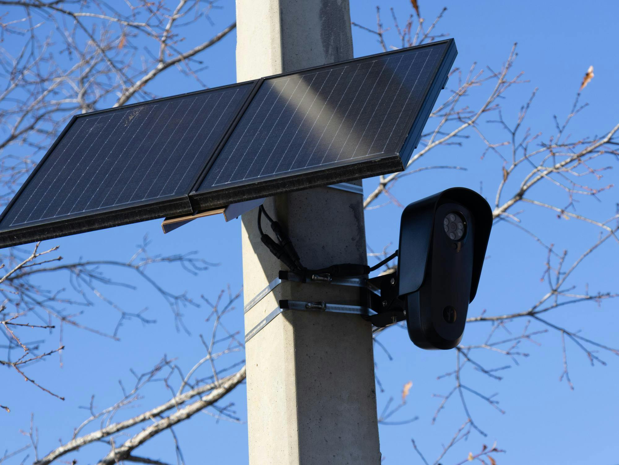 Gainesville's controversial new AI speed cameras sit on traffic lights in Butler Plaza, Thursday, Feb. 8, 2026, in Gainesville, Fla.