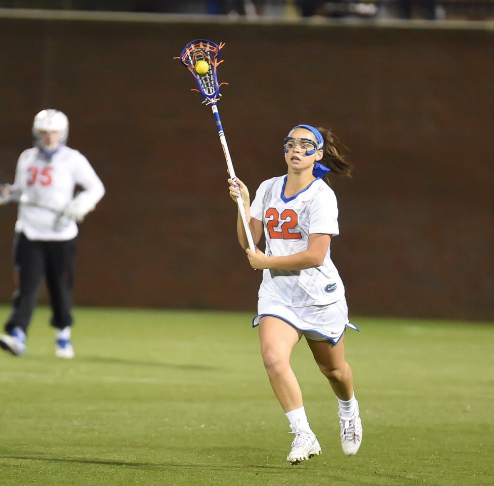 Junior defender Caroline May is beginning to see her playing time increase this season after recovering from a gruesome knee injury. 