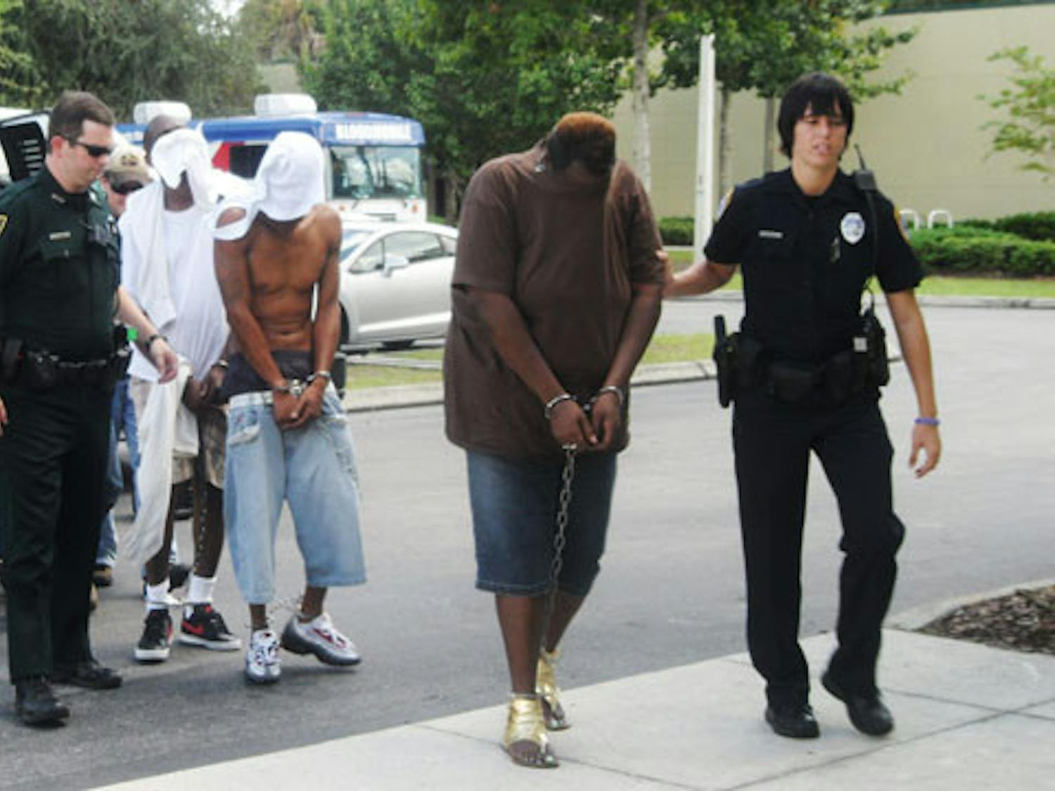 Five people were arrested Wednesday by Gainesville Police officers and charged with the sale and possession of cocaine. Warrants are still out on four other suspects.