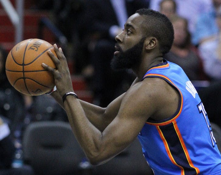 "James Harden..." by Keith Allison, used under CC BY-SA 2.0