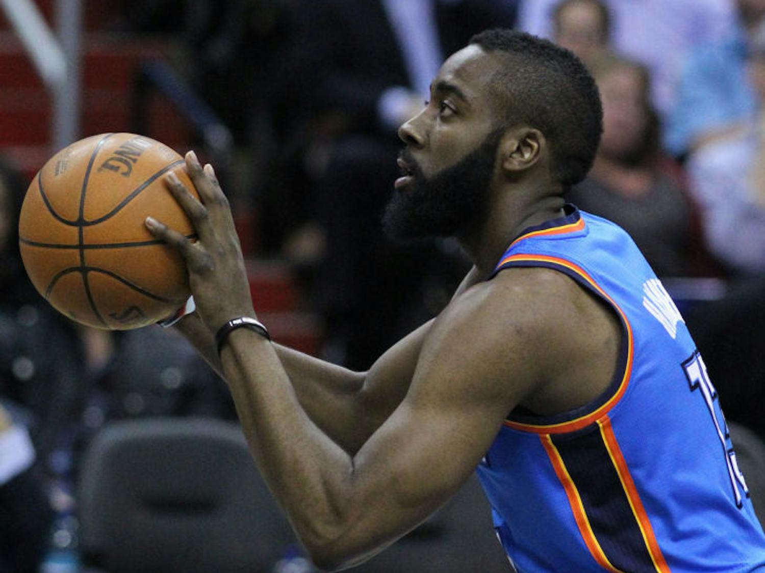 "James Harden..." by Keith Allison, used under CC BY-SA 2.0