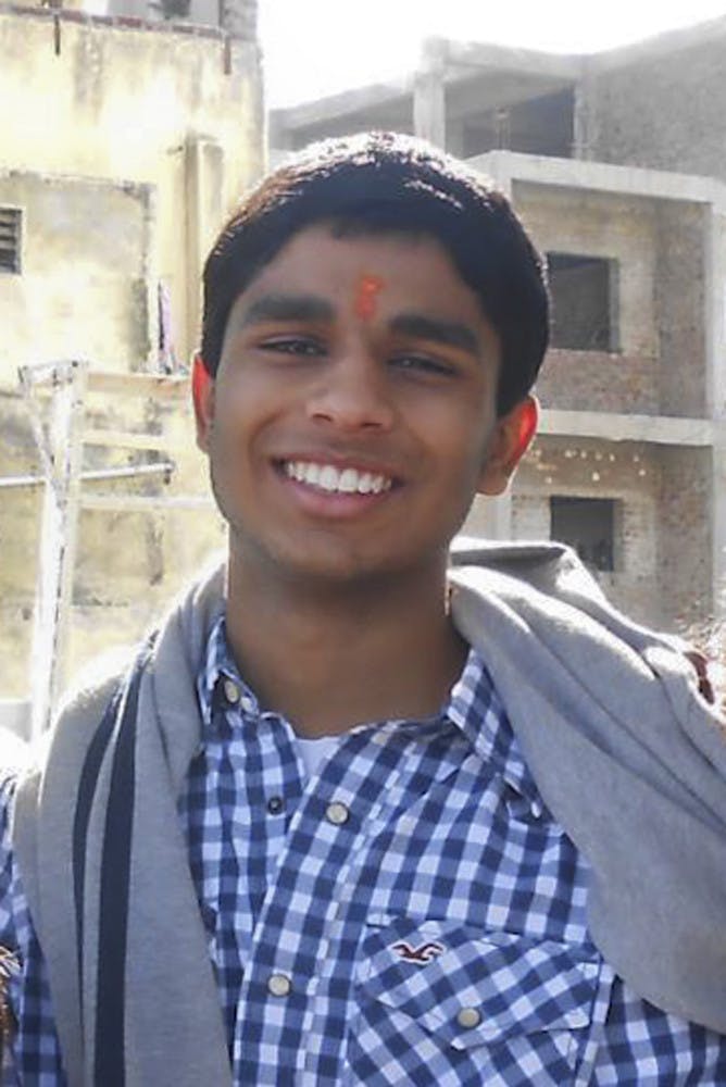 Abhishek Taiwade, an 18-year-old UF microbiology freshman, died on Oct. 14, 2015. He was memorialized Oct. 23, 2015, in the Baughman Center.