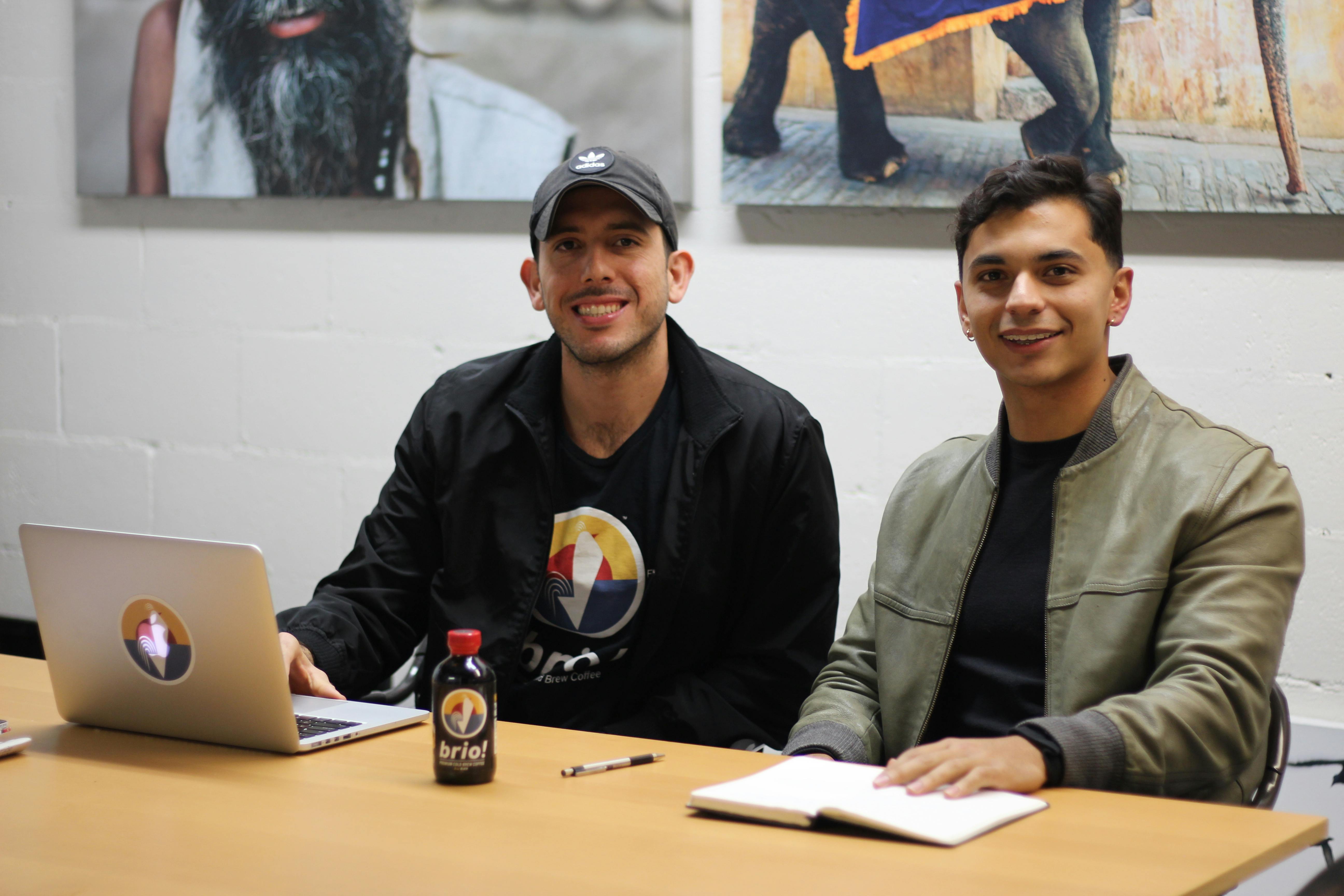 Jose Nieves, 28, who graduated from the Culinary Institute of America in New York, and Miguel Cardona, 27, who graduated from the UF School of Architecture.  