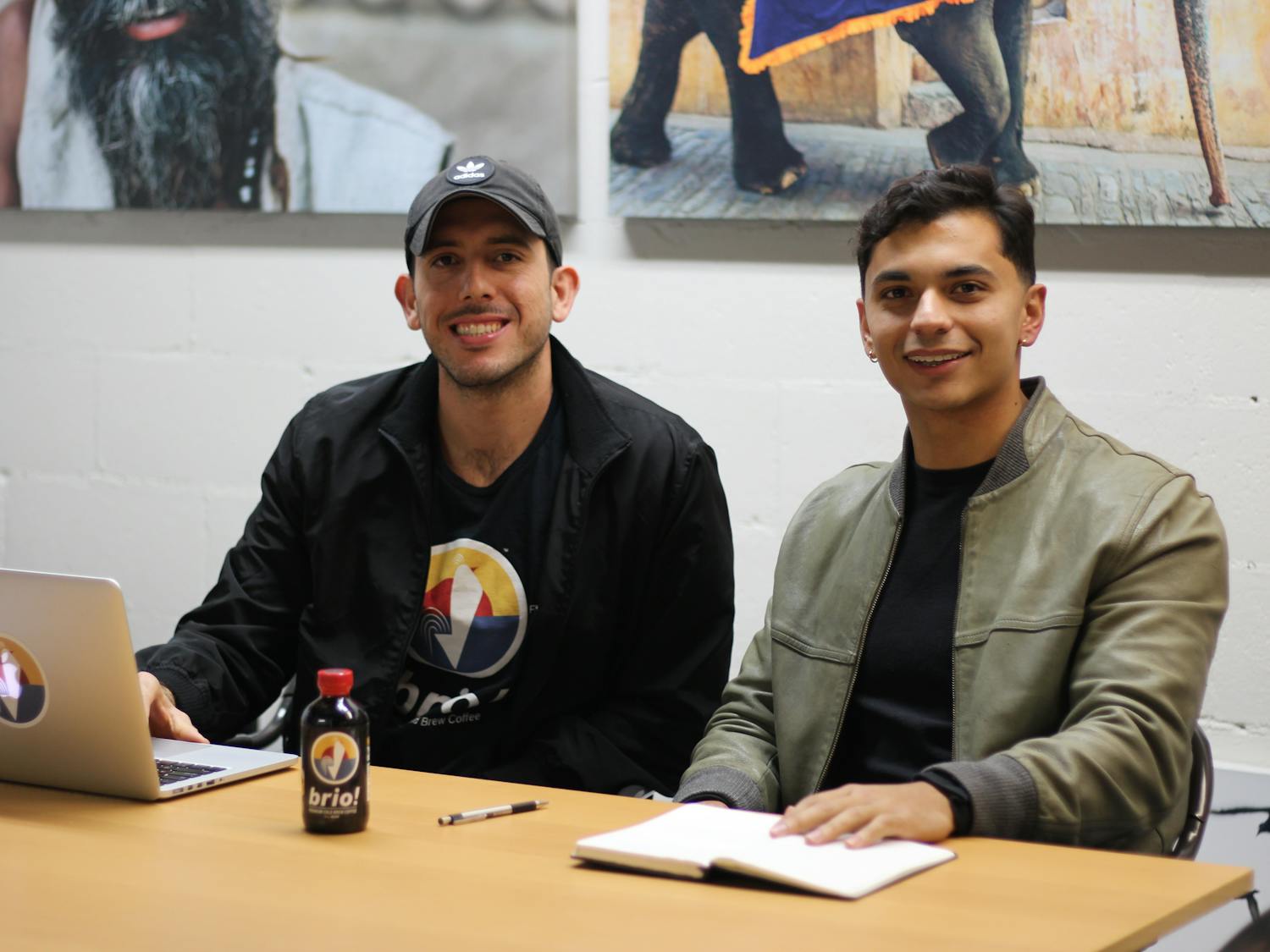 Jose Nieves, 28, who graduated from the Culinary Institute of America in New York, and Miguel Cardona, 27, who graduated from the UF School of Architecture.  
