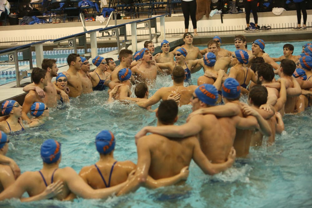Florida's men's and women's swimming and divings teams are competing at the Auburn Invitational from Friday to Sunday 