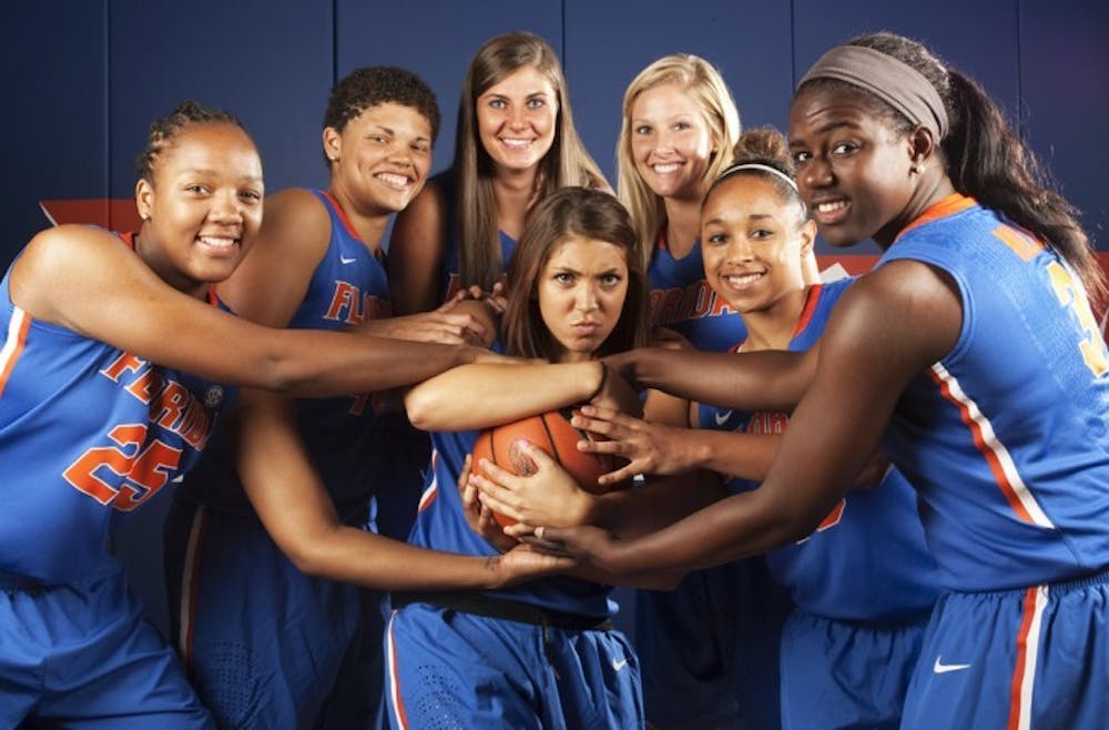 <p><span>UF’s women’s basketball team poses at media day on Oct. 10. Some players are against UConn coach Geno Auriemma’s suggestion that the women’s rims be lowered.</span></p>
<div><span><br /></span></div>