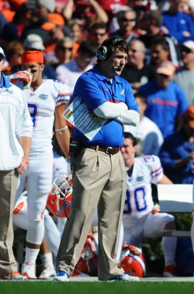 Florida coach Will Muschamp was frustrated by the turnovers and mistakes in crucial moments during Saturday’s loss to South Carolina.