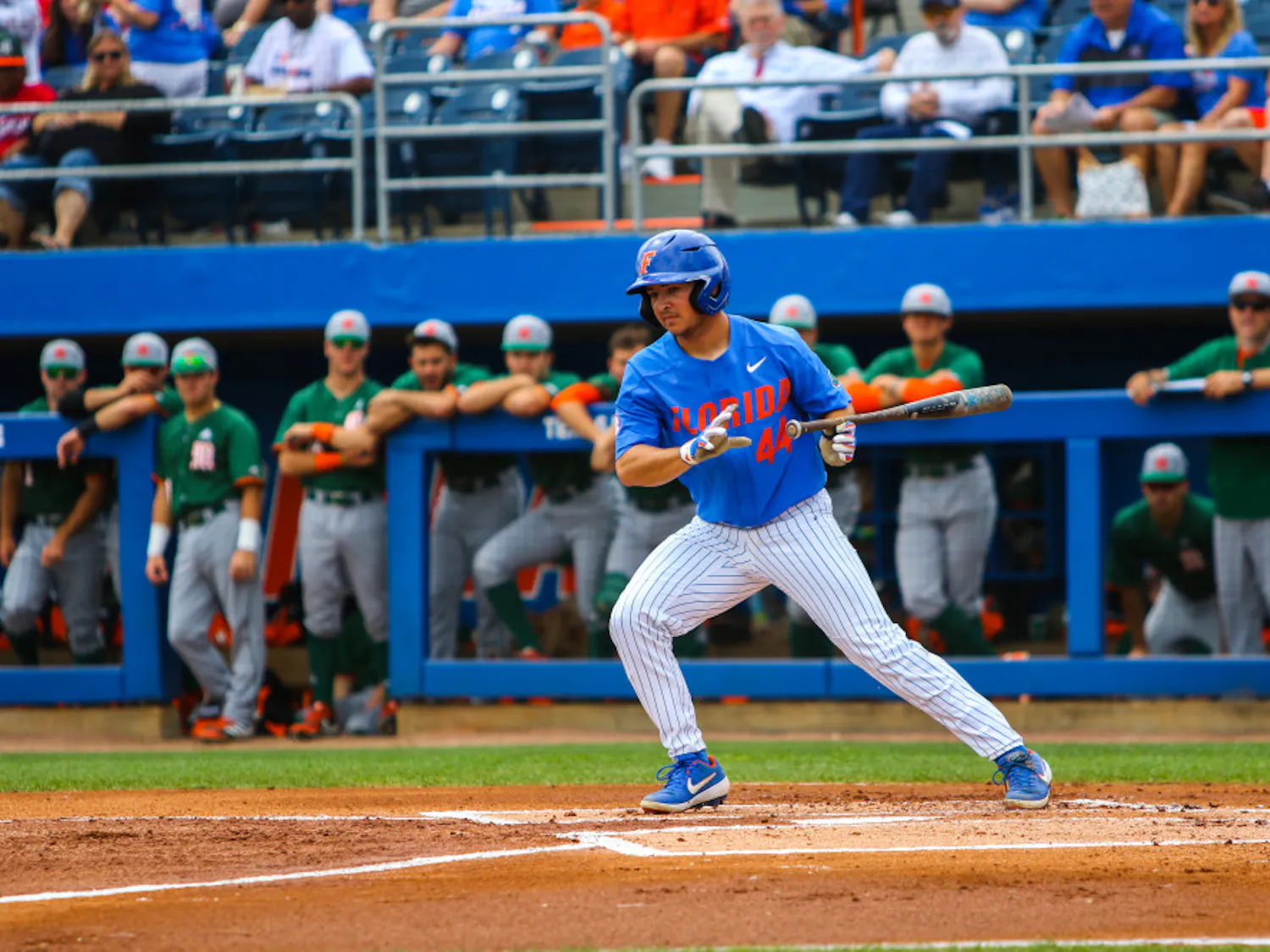 Austin Langworthy's big day at the plate helped UF win Sunday's rubber game against Kentucky.
