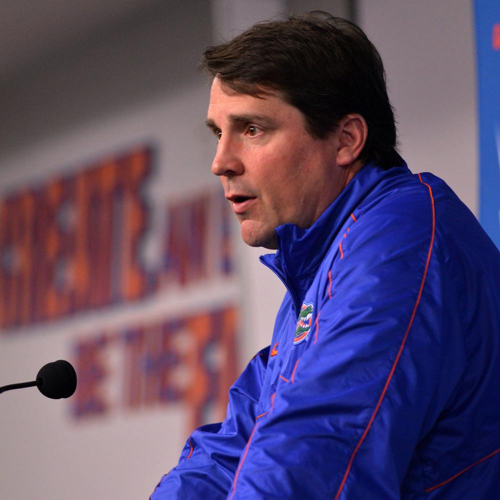 <p>Head coach Will Muschamp has three 2015 commits competing in The Opening football camp, which takes place Friday until July 10 in Beaverton, Ore.</p>