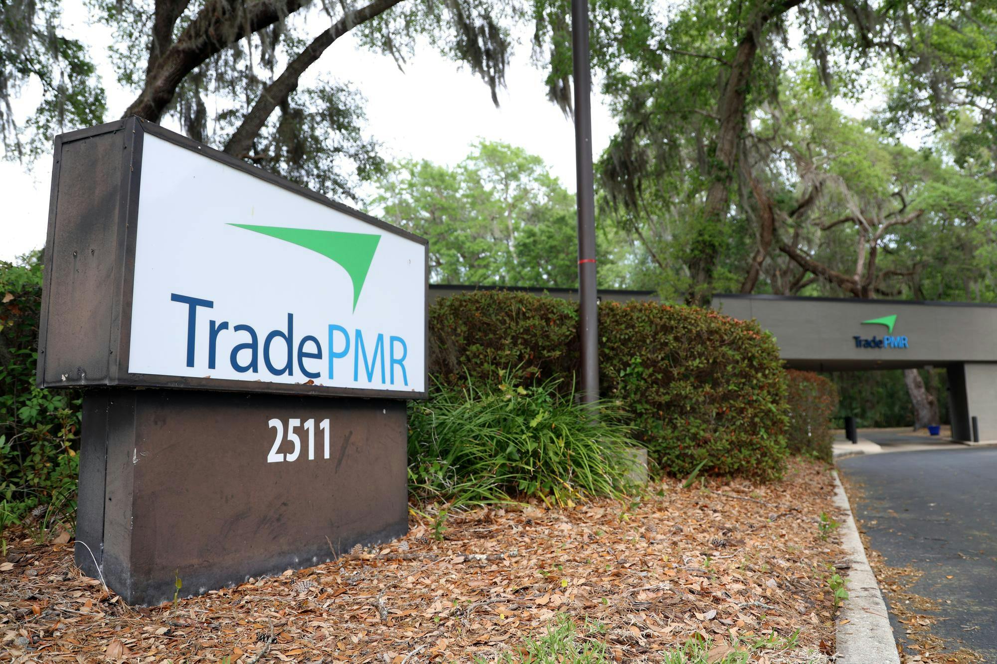 TradePMR’s Gainesville Data Center is pictured at 2511 NW 41 St, Monday, April 6, 2026, in Gainesville, Fla.