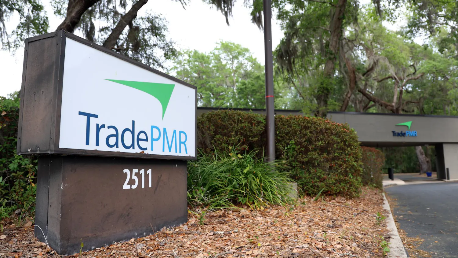 TradePMR’s Gainesville Data Center is pictured at 2511 NW 41 St, Monday, April 6, 2026, in Gainesville, Fla.