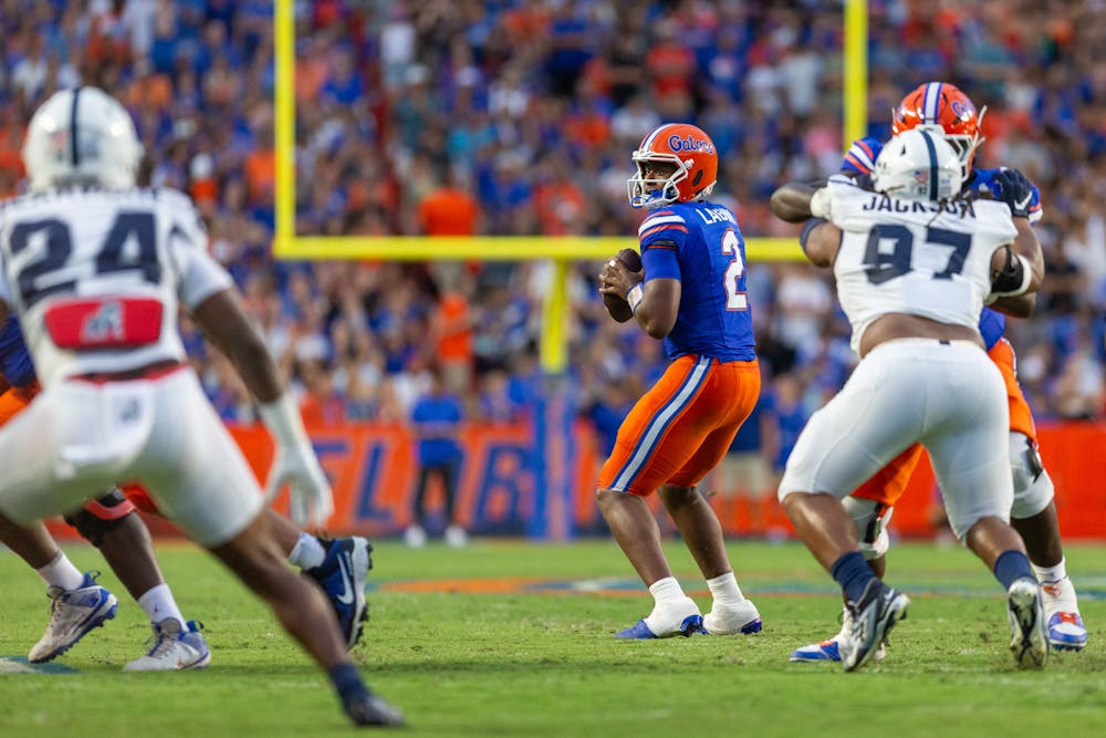 During the Florida Gators Football game vs the Samford Bulldogs on 09/07/2024.