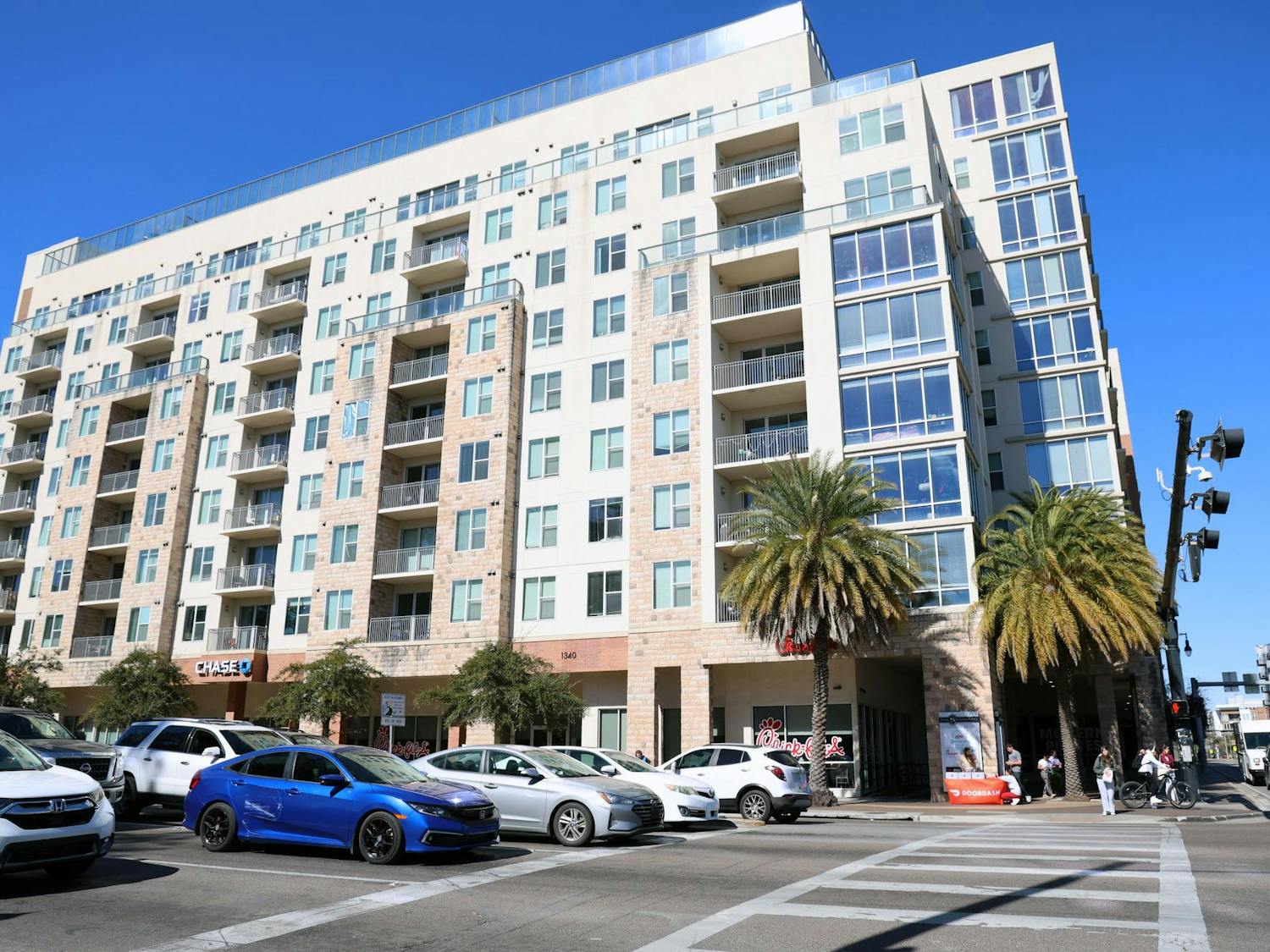 The Standard apartment complex located on W University Avenue and SW 13th Street, Wednesday, Feb. 4, 2026, in Gainesville, Fla.