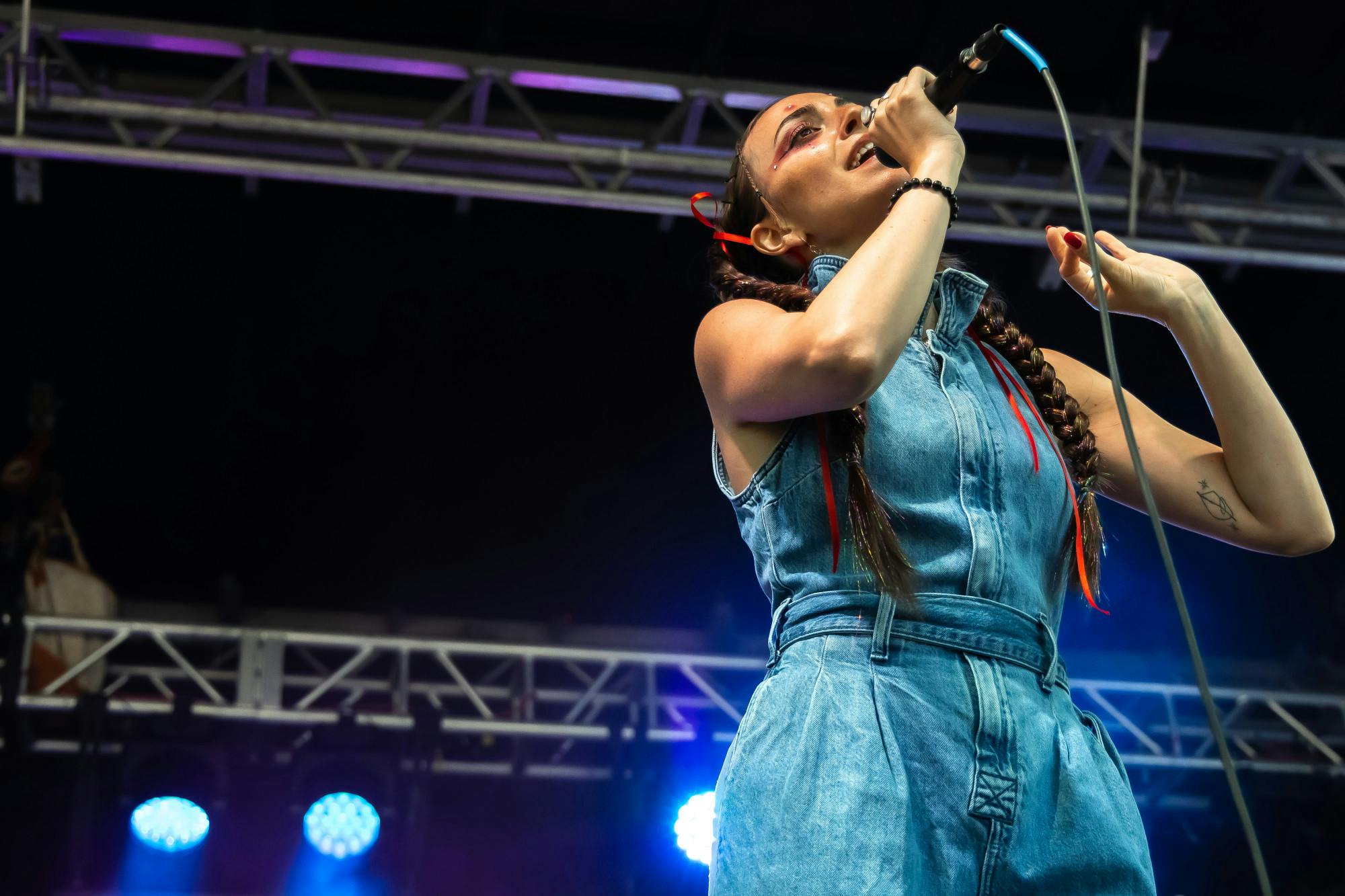 MADWOMAN performs at the Big: Culture and Arts Festival in Gainesville, Fla. on Saturday, April 12, 2025.