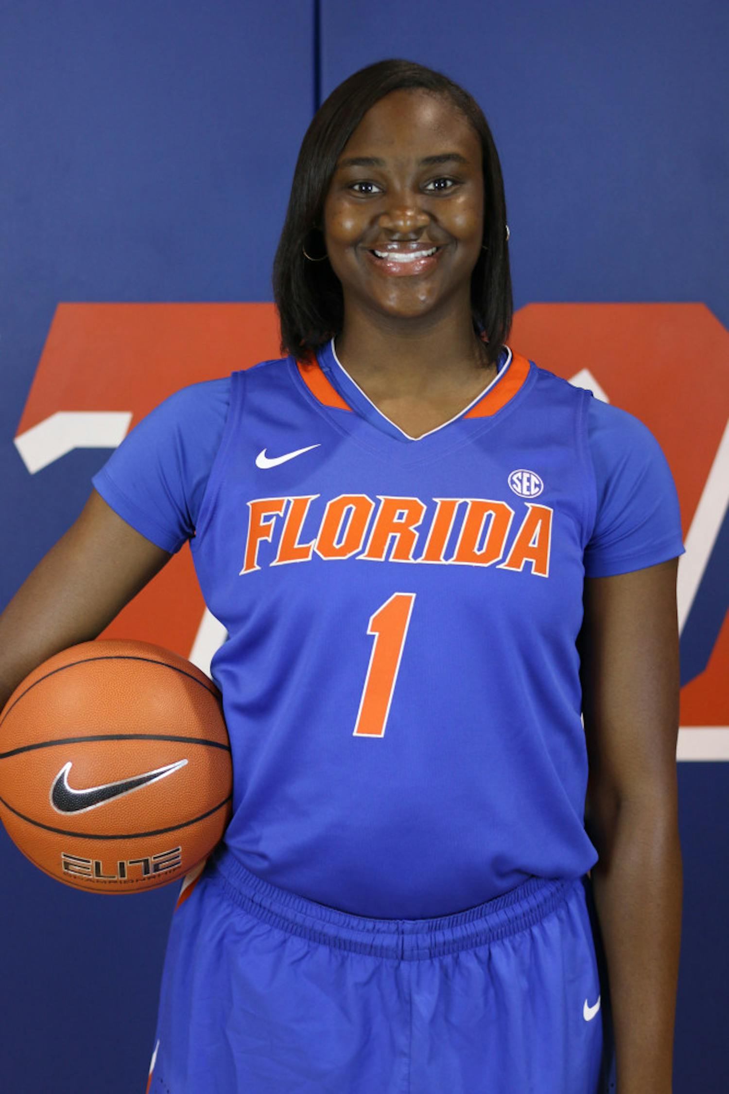 Freshman guard Ronni Williams, a McDonald’s High School All-American, poses during Florida women’s basketball’s media day. Williams recorded a double-double in Florida's 93-65 win against Bethune-Cookman on Friday.