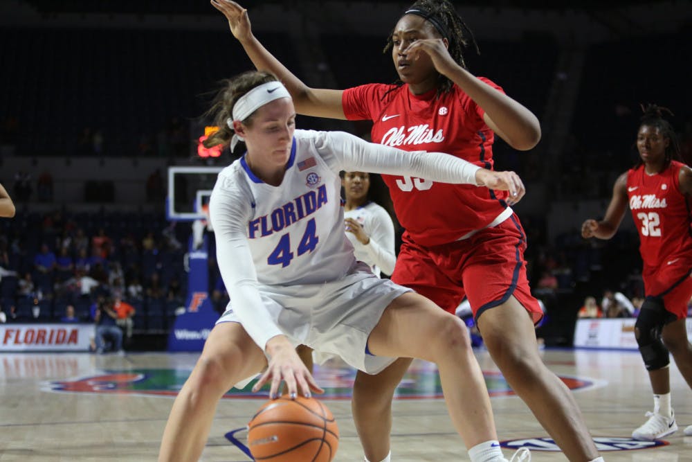 <p>Forward Haley Lorenzen scored 18 points and recorded her 16th career double-dboule.</p>