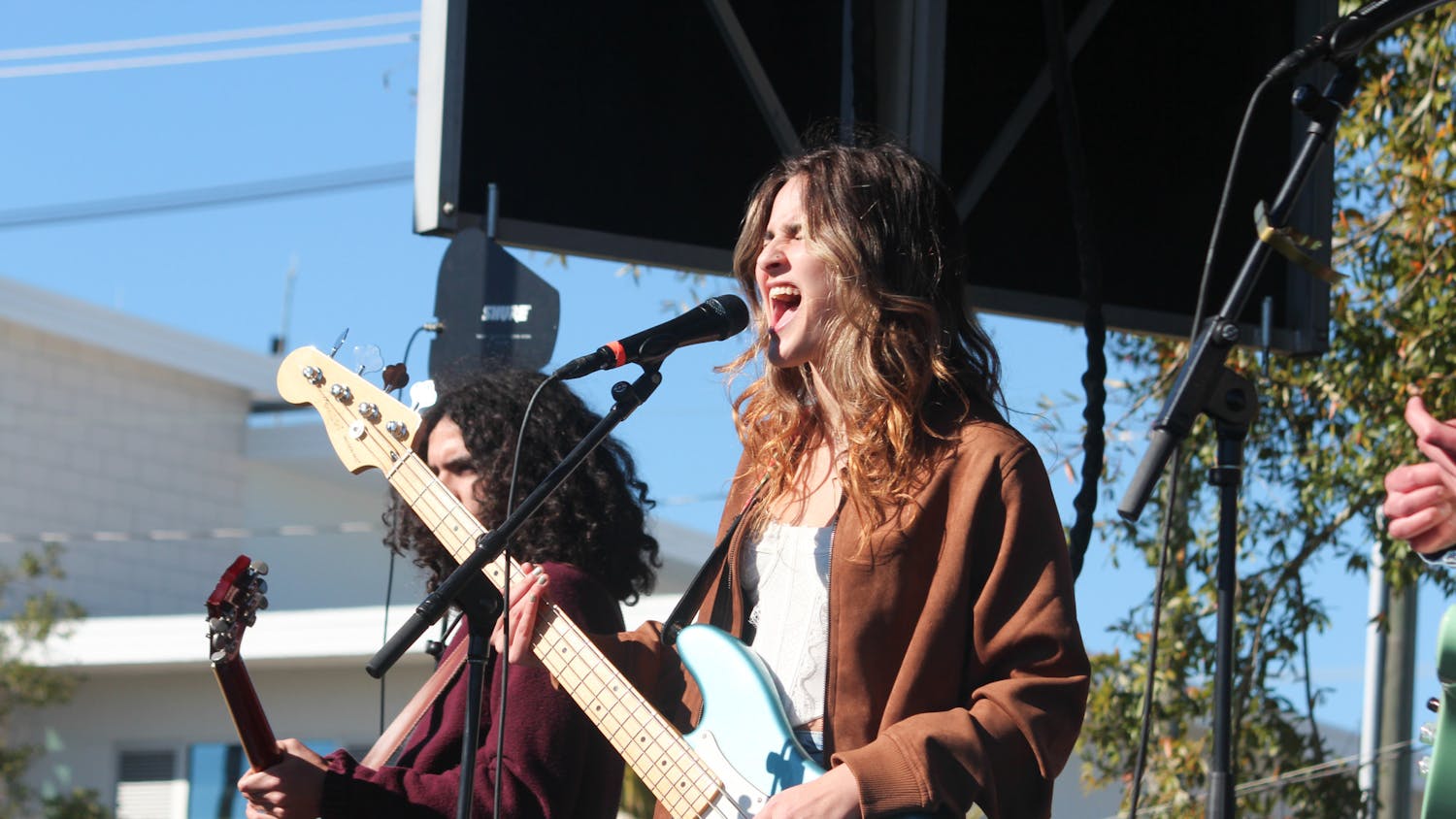 Quail Hollow vocalist Ashley Griffith performs at Playground Music + Arts Festival on Saturday, Jan. 20, 2024.