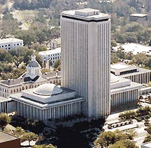 The Florida Capitol Complex in Tallahassee, Florida.&nbsp;
