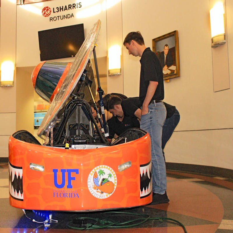PHOTOS: Solar Gators showcase their solar-powered vehicle for national competition