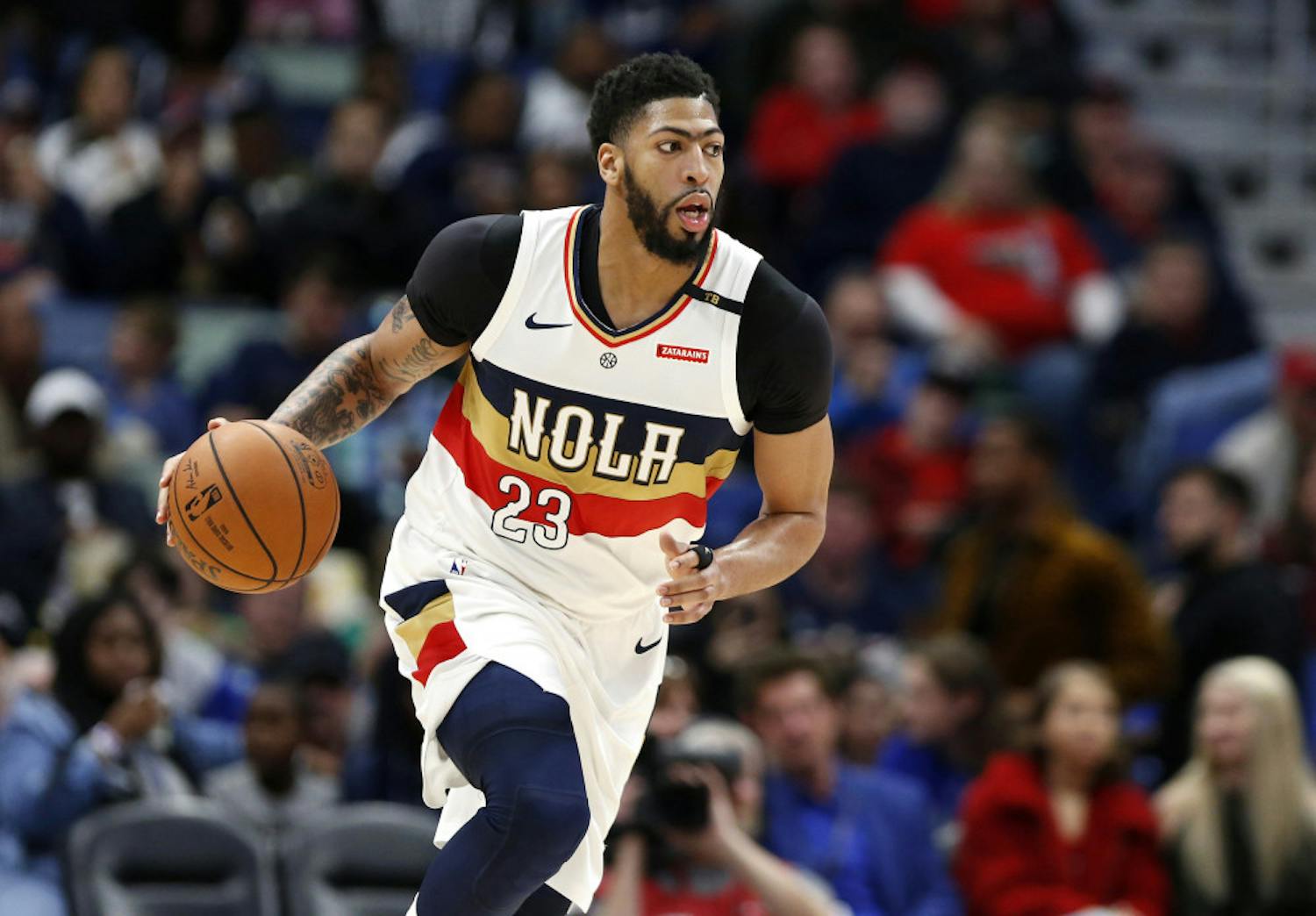 The New Orleans Pelicans will receive Lonzo Ball, Brandon Ingram, Josh Hart and three first-round picks in return for All-Star power forward/center Anthony Davis.