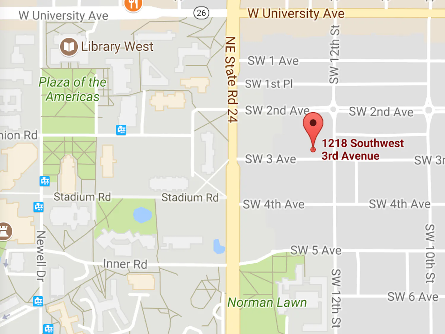 The suspected robbery occurred at Lyncourt Square apartment, at 1218 SW Third Ave.