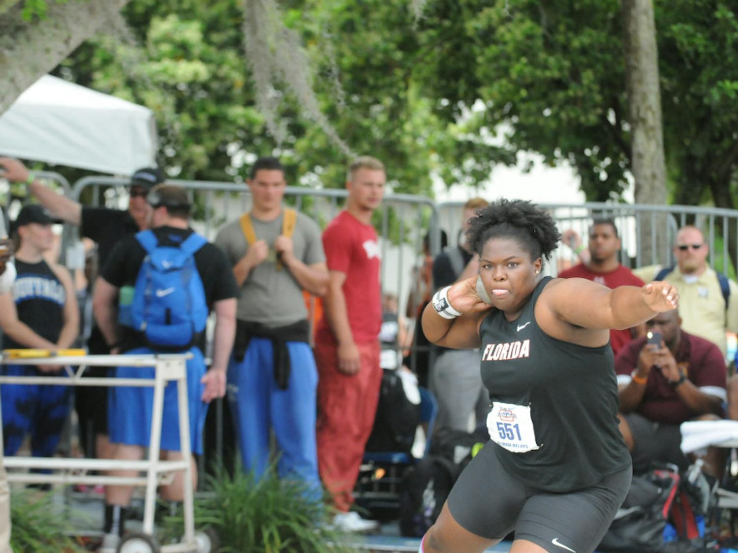 Senior thrower Lloydricia Cameron became the first Gator since 2004 to advance to the NCAA Outdoor Championships in both the shot put and discuss.