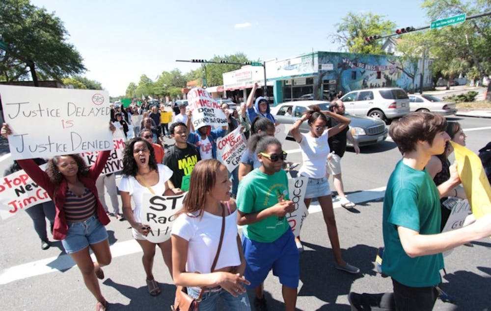 <p>Students for a Democratic Society and its supporters protest for justice for Trayvon Martin on University Avenue on Monday afternoon.</p>
<p><span style="font-size: 16px; font-family: Arial; color: #000000; background-color: transparent; font-weight: normal; font-style: normal; font-variant: normal; text-decoration: none; vertical-align: baseline;"><br id="internal-source-marker_0.8015205225837685" style="font-size: 16px; font-family: Arial; color: #000000; background-color: transparent; font-weight: normal; font-style: normal; font-variant: normal; text-decoration: none; vertical-align: baseline;" /></span></p>