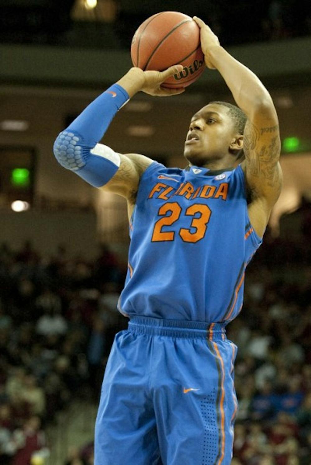 <p>UF freshman Brad Beal leads the team in steals (27), free-throw attempts (88), defensive rebounds (102) and minutes (33.5 per game).</p>