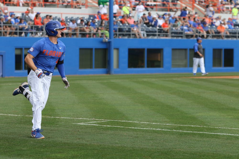 <p dir="ltr"><span>UF outfielder Jud Fabian went 1 for 5 during Florida's 5-4 win over Jacksonville in extra innings. His only hit of the game came in the top of the 10th inning when he hit a double to right-center field.</span></p>
<p><span>&nbsp;</span></p>