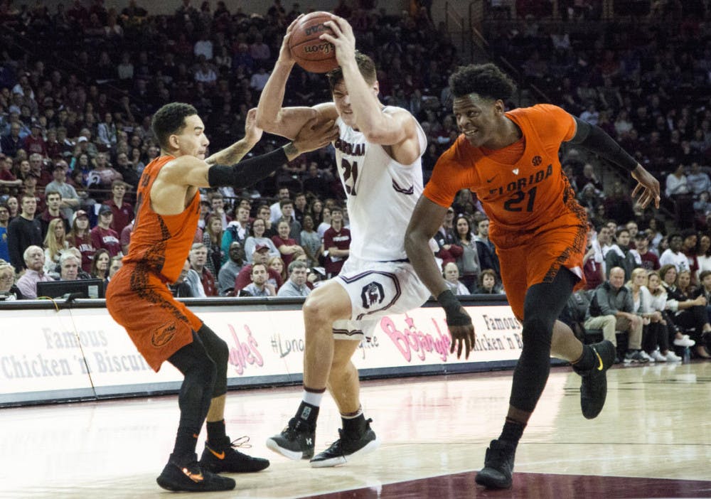 <p>Freshman forward Dontay Bassett set career-highs in minutes (24) and points (12) in Saturday's game against No. 12 Auburn. </p>