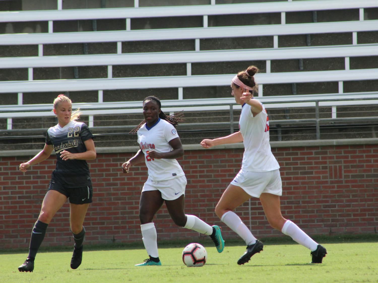 Junior forward Deanne Rose exited Thursday night's game against USC with a hamstring injury. Her status for tonight's game is unclear. She leads the team with three goals. 