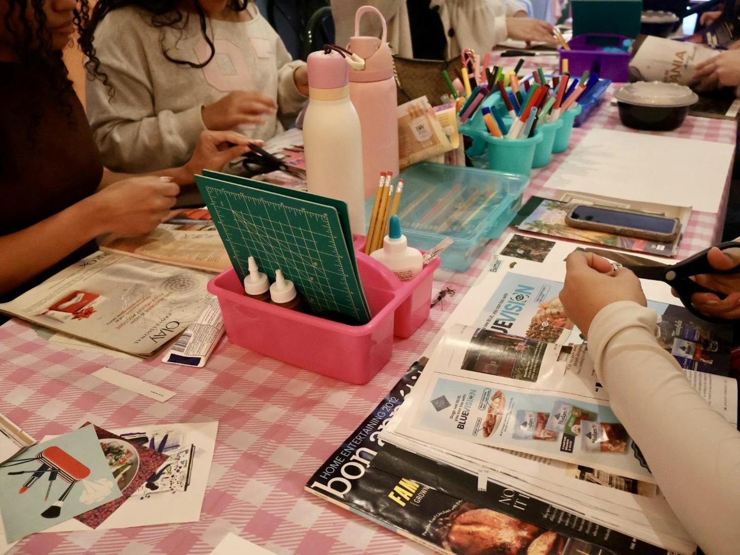 Coterie Market hosts a Vision Board event on Tuesday, Jan. 13, 2026.