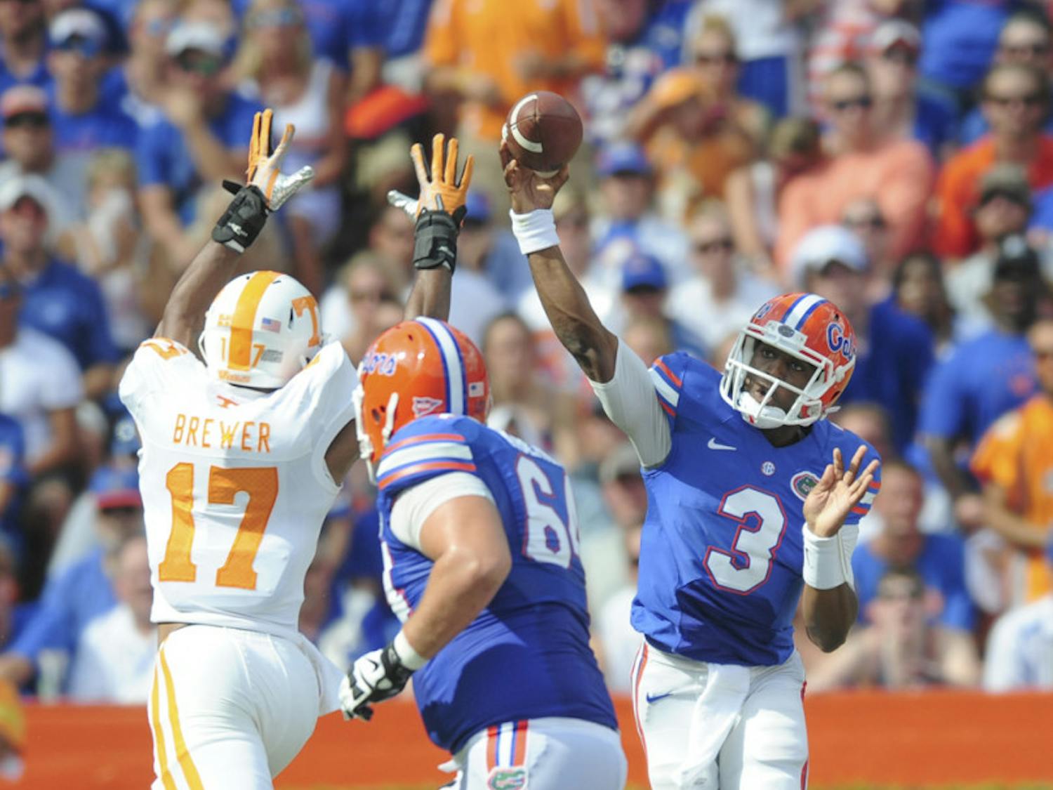 Tyler Murphy took over at quarterback for the injured Jeff Driskel and completed 8 of his 14 passes for 134 yards and a touchdown Saturday against Tennessee.