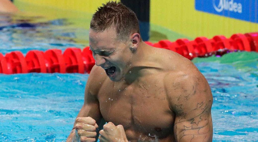 Former UF swimmer Caeleb Dressel took first in the 100-fly at the Phillips 66 National Championships in Irvine, California. He, along with two other UF notables, will advance to the Pan Pacific Championships in Tokyo.
&nbsp;