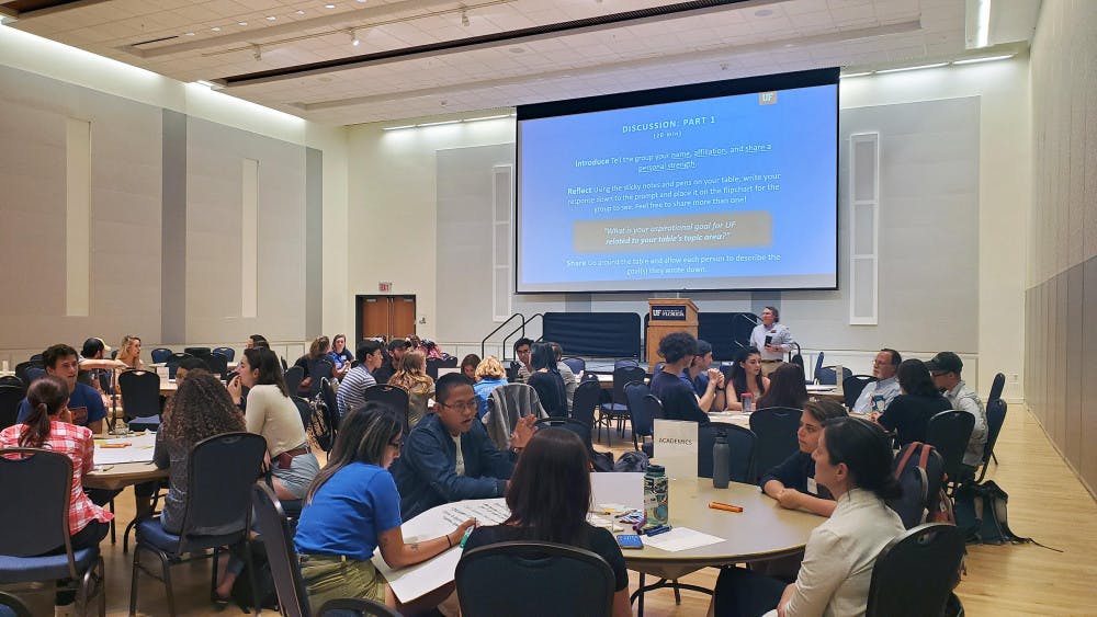 The Office of Sustainability hosts a listening session for the new Climate Action Plan Wednesday. Students, faculty and staff brainstormed ways to update the 2009 plan.