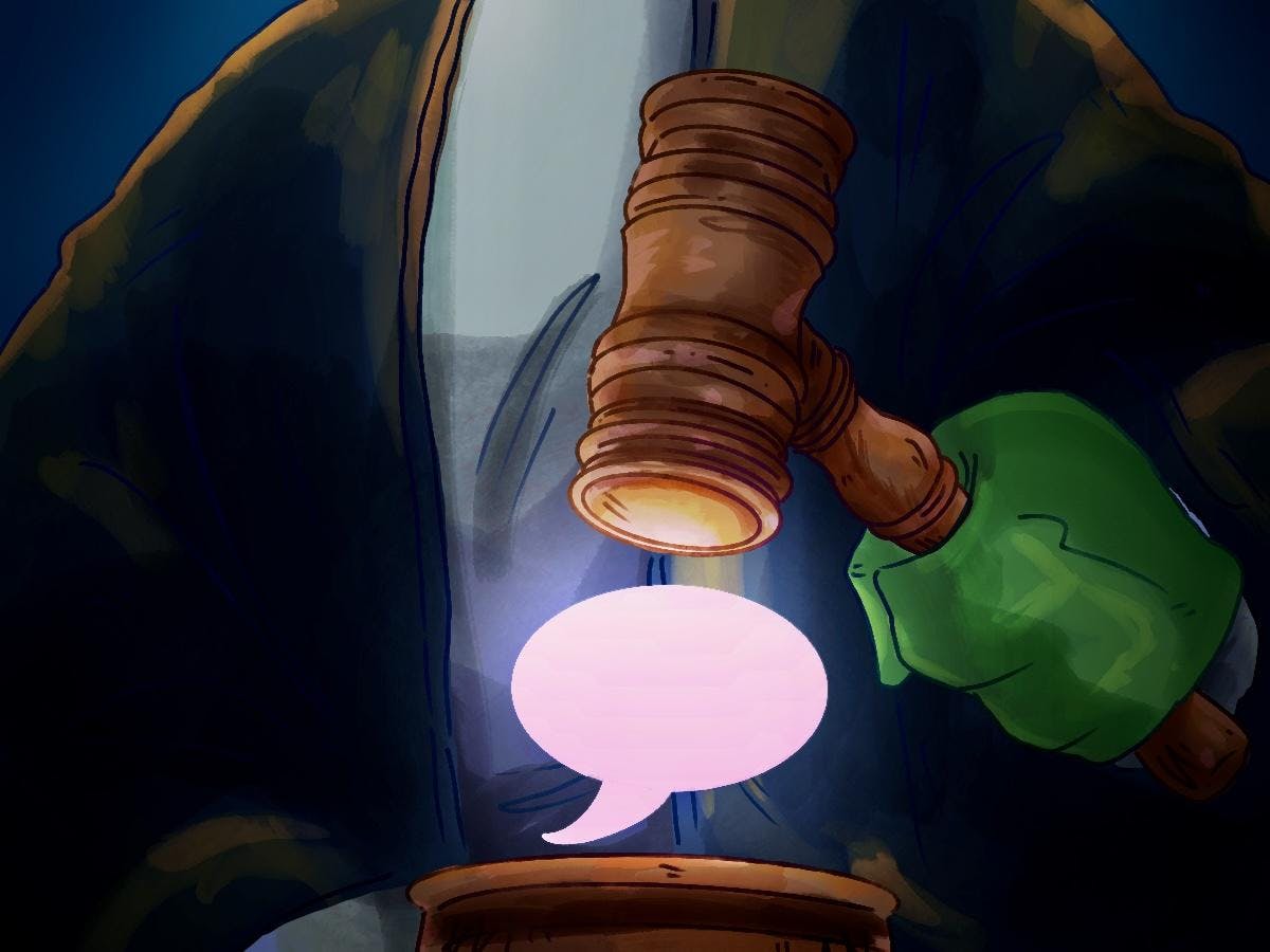 Former UF law student Preston Damsky claims his trespass order and expulsion violated his First Amendment rights. UF says the action protected campus safety.