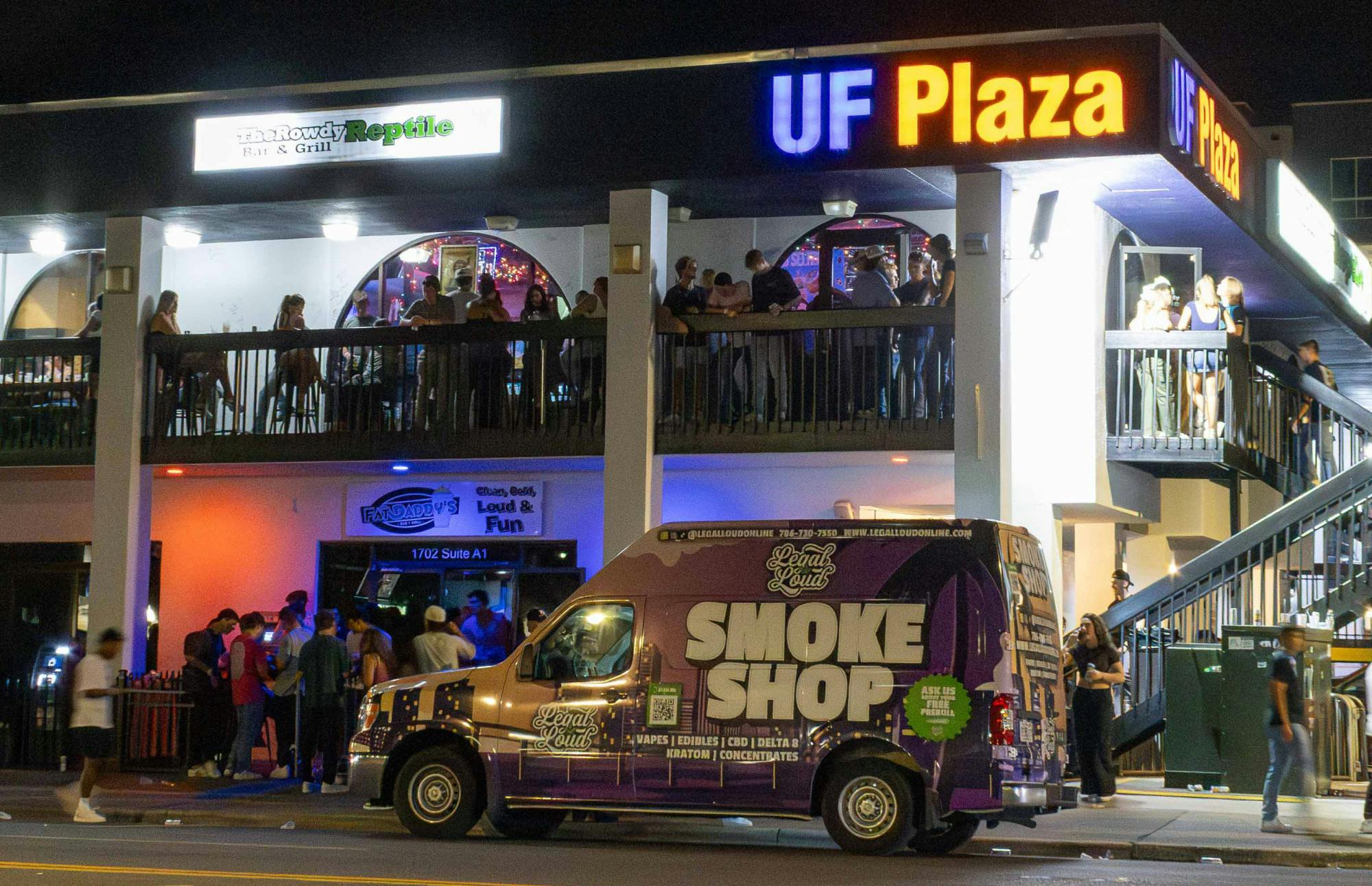 Patrons visit The Rowdy Reptile and Fat Daddy’s on its final weekend open on Friday, Aug. 25, 2023. 